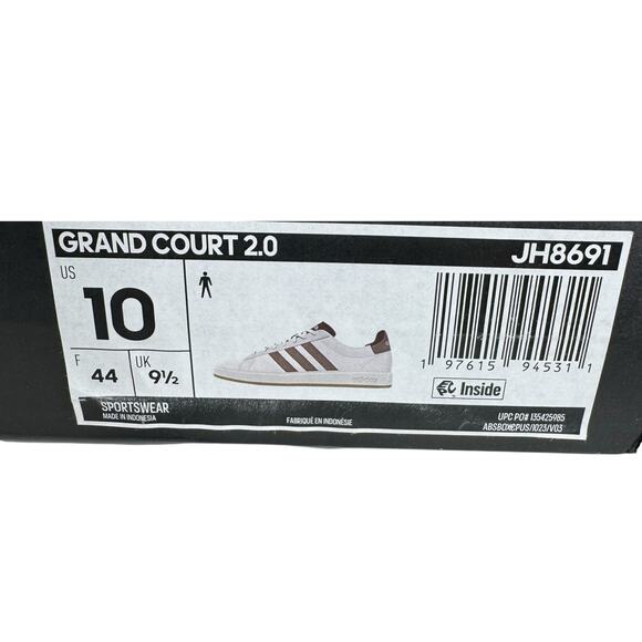 Adidas Mens Sneakers Grand Court 2.0 JH8691 Size 10 main image 9